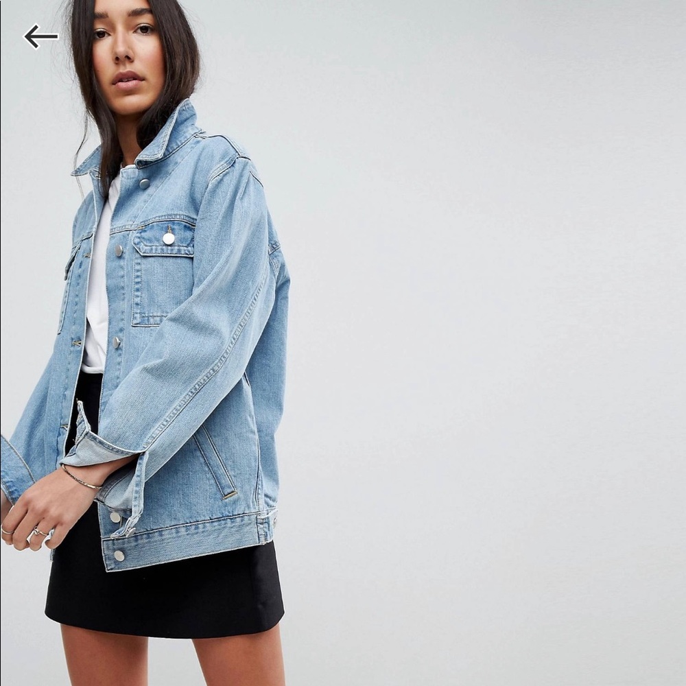 Boyfriend Fit Denim Jacket